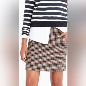 JCrew wool mini skirt, size 6